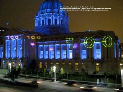 High Power Laser Graphic Signs - City Hall