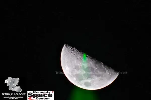 NASA KSC Sky Laser Moon Laser Light Beam by Tribal Existance Productions Worldwide